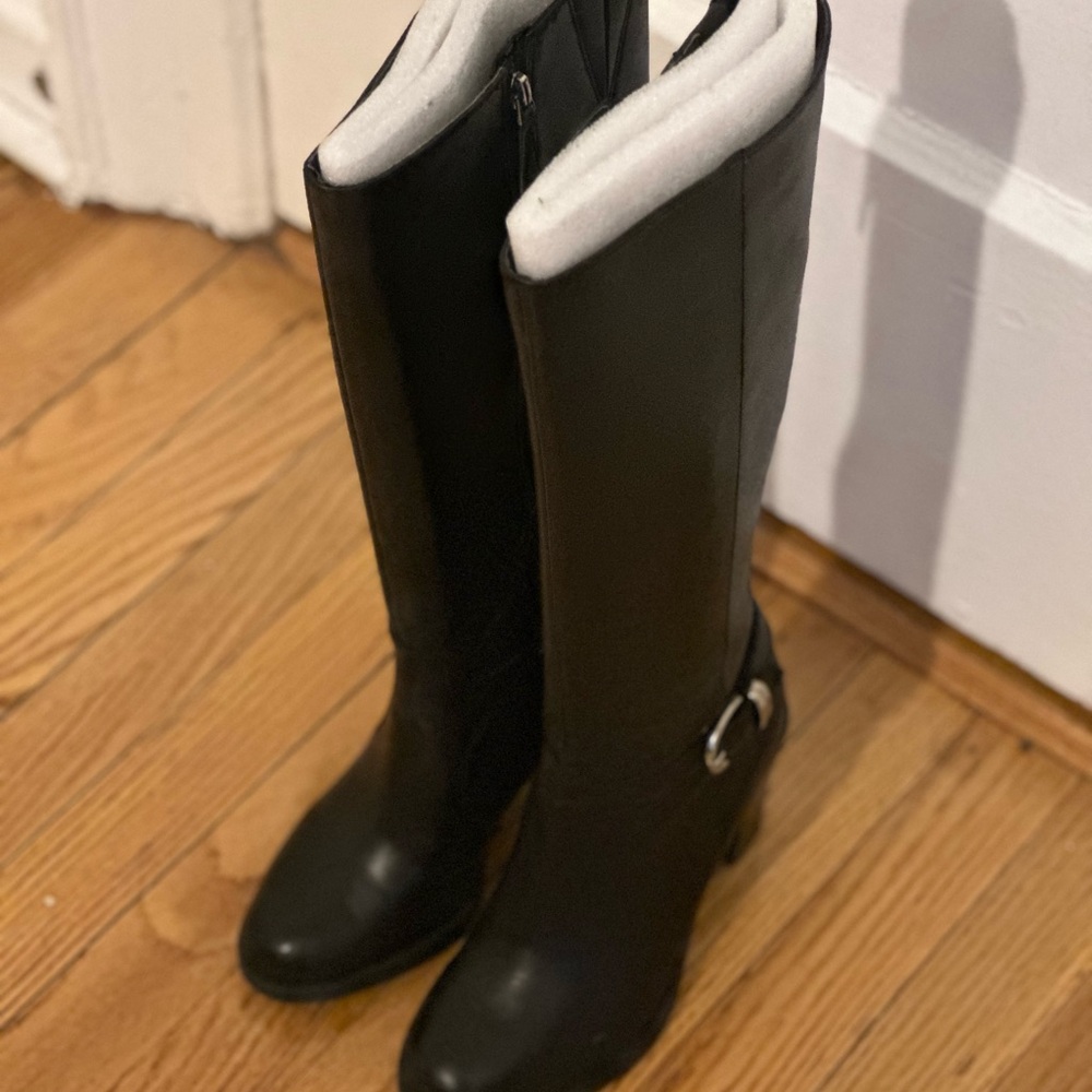 Franco Sarto Black Over the Knee Boots